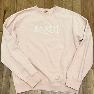 Maui Pink Sweatshirt